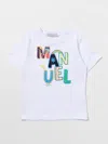 MANUEL RITZ T-SHIRT MANUEL RITZ KIDS colour WHITE,F41601001
