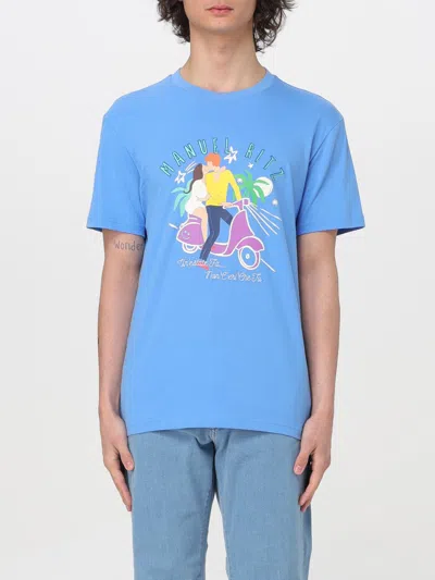 Manuel Ritz T-shirt  Men Color Gnawed Blue