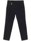 Manuel Ritz Tapered Trousers In Blue