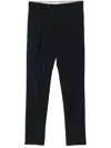 Manuel Ritz Tapered Trousers In Blue