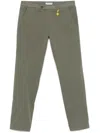 Manuel Ritz Tapered Trousers In Green