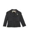 Manuel Ritz Toddler Boy Blazer Black Size 4 Viscose, Polyamide, Elastane In Black
