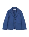 Manuel Ritz Toddler Boy Blazer Light Blue Size 4 Cotton In Blue