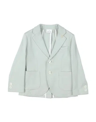 Manuel Ritz Babies'  Toddler Boy Blazer Light Green Size 4 Bamboo, Cotton, Elastane