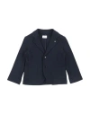 Manuel Ritz Toddler Boy Blazer Midnight Blue Size 4 Cotton In Blue
