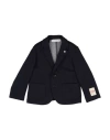 Manuel Ritz Toddler Boy Blazer Midnight Blue Size 4 Polyester, Viscose In Blue