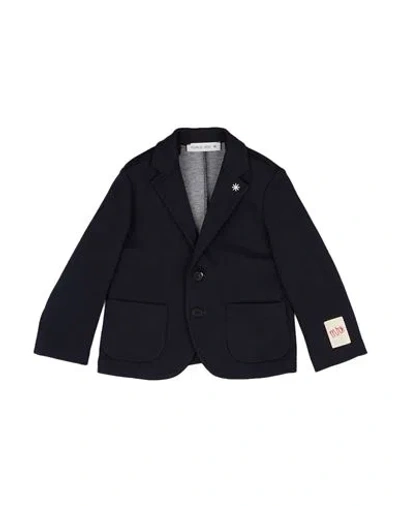 Manuel Ritz Babies'  Toddler Boy Blazer Midnight Blue Size 4 Polyester, Viscose