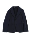 Manuel Ritz Toddler Boy Blazer Midnight Blue Size 7 Cotton, Elastane In Blue
