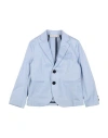 Shop Manuel Ritz Toddler Boy Blazer Sky Blue Size 6 Cotton, Elastane