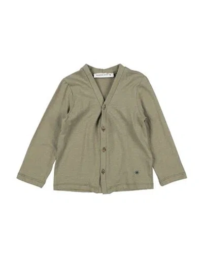 Manuel Ritz Babies'  Toddler Boy Cardigan Military Green Size 6 Linen, Cotton