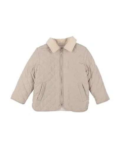Manuel Ritz Babies'  Toddler Boy Coat Sand Size 6 Polyester, Rayon, Elastane In Beige