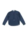 Manuel Ritz Denim Shirts In Blue
