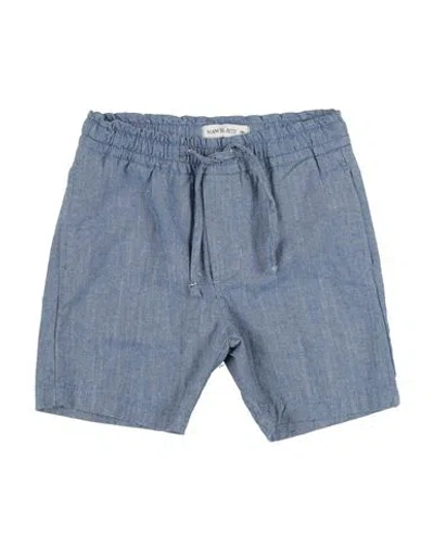 Manuel Ritz Babies'  Toddler Boy Denim Shorts Blue Size 5 Cotton, Elastane