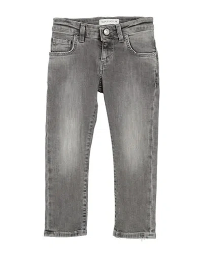 Manuel Ritz Babies'  Toddler Boy Jeans Grey Size 4 Cotton, Elastane
