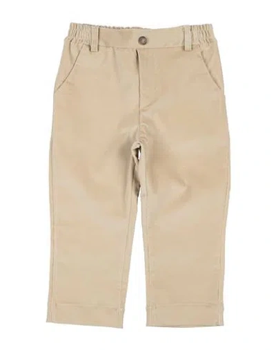 Manuel Ritz Babies'  Toddler Boy Pants Beige Size 6 Cotton, Elastane
