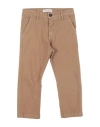 Manuel Ritz Babies'  Toddler Boy Pants Camel Size 4 Cotton, Elastane In Brown