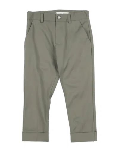 Manuel Ritz Babies'  Toddler Boy Pants Military Green Size 4 Cotton, Elastane