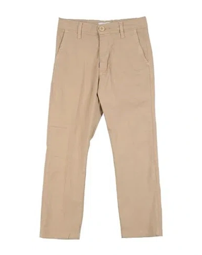 Manuel Ritz Babies'  Toddler Boy Pants Sand Size 6 Cotton, Elastane In Brown