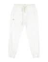 Manuel Ritz Toddler Boy Pants White Size 5 Cotton, Elastane In White