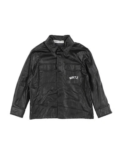 Manuel Ritz Babies'  Toddler Boy Shirt Black Size 4 Polyurethane