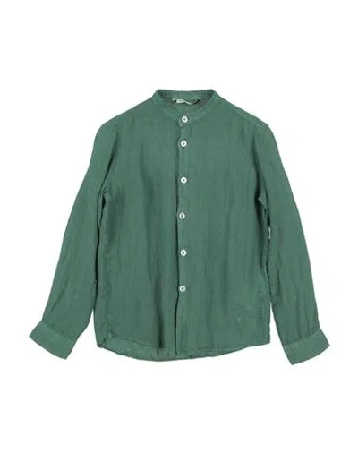 Manuel Ritz Babies'  Toddler Boy Shirt Green Size 5 Linen