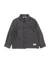 Manuel Ritz Babies'  Toddler Boy Shirt Grey Size 4 Polyester, Rayon, Elastane