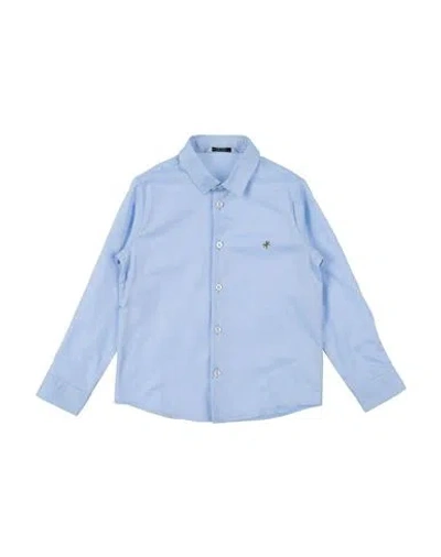 Manuel Ritz Babies'  Toddler Boy Shirt Light Blue Size 6 Cotton, Elastane