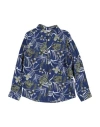 Manuel Ritz Toddler Boy Shirt Midnight Blue Size 4 Viscose In Blue