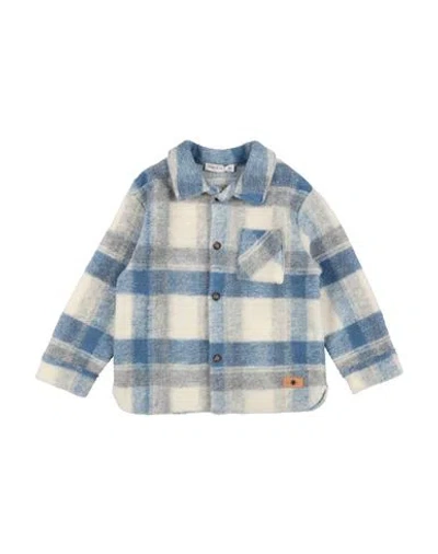 Manuel Ritz Babies'  Toddler Boy Shirt Pastel Blue Size 6 Polyester, Virgin Wool