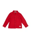 Manuel Ritz Toddler Boy Shirt Red Size 4 Polyester, Rayon, Elastane In Red