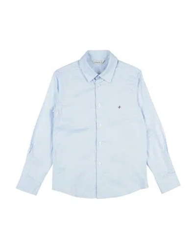 Manuel Ritz Babies'  Toddler Boy Shirt Sky Blue Size 6 Cotton