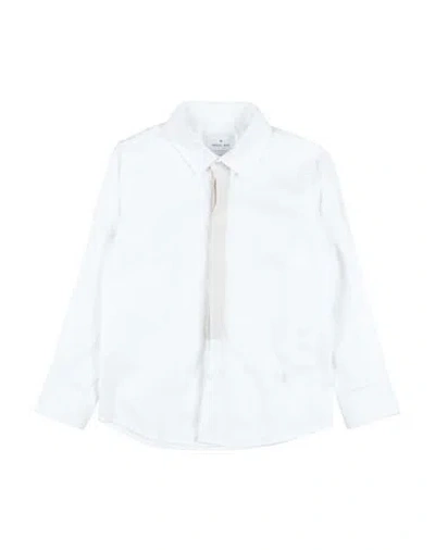 Manuel Ritz Babies'  Toddler Boy Shirt White Size 4 Cotton, Elastane