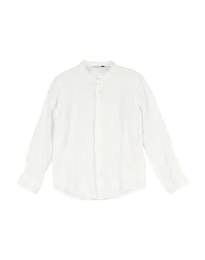 Manuel Ritz Babies'  Toddler Boy Shirt White Size 5 Linen