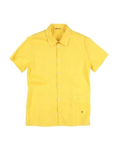Manuel Ritz Babies'  Toddler Boy Shirt Yellow Size 6 Linen, Cotton