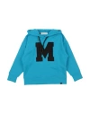 Manuel Ritz Toddler Boy Sweatshirt Turquoise Size 6 Cotton, Polyester In Blue