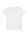 Shop Manuel Ritz Toddler Boy T-shirt White Size 6 Cotton, Elastane