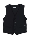 Manuel Ritz Toddler Boy Tailored Vest Midnight Blue Size 4 Cotton, Elastane In Blue