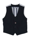 Manuel Ritz Toddler Boy Tailored Vest Midnight Blue Size 6 Polyester, Viscose, Elastic Fibres In Blue