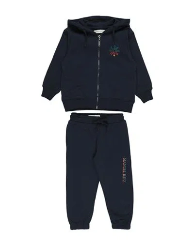 Manuel Ritz Babies'  Toddler Boy Tracksuit Navy Size 6 Cotton In Blue