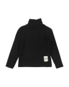 MANUEL RITZ MANUEL RITZ TODDLER BOY TURTLENECK BLACK SIZE 4 VISCOSE, POLYESTER, NYLON, ELASTANE