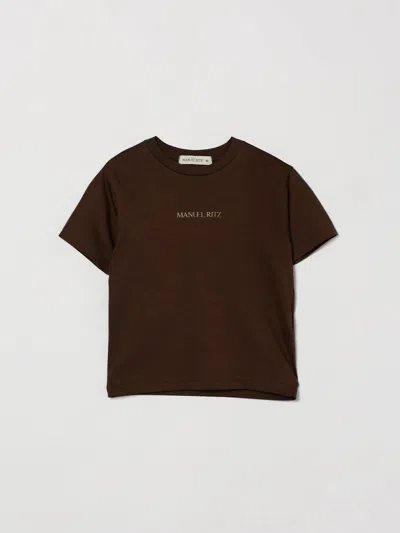 Manuel Ritz T-shirt Kids In Brown