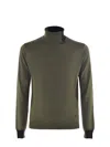 Manuel Ritz Turtleneck In Verde Militare