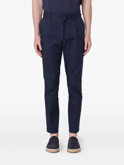 Manuel Ritz Two-button Patch-pocket Suit In Blue