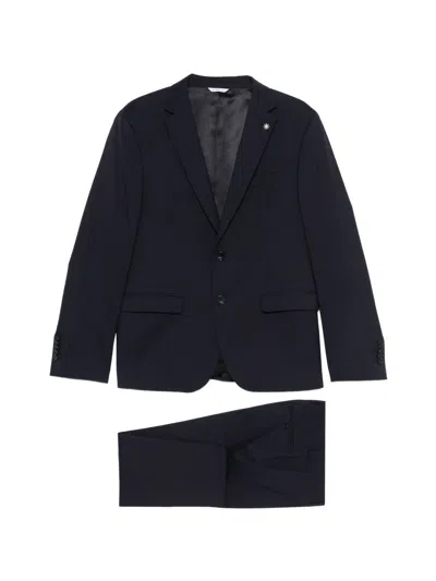 Manuel Ritz Two-piece Tailored Suit In Navy