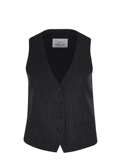 Manuel Ritz Vest In Black