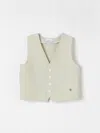 Manuel Ritz Vestcoat  Kids Color Cedar In Cedar