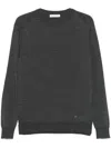 Manuel Ritz Virgin Wool Sweater In Grey