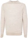 Manuel Ritz Virgin Wool Sweater In Neutrals