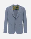 Manuel Ritz Viscose Stretch Houndstooth Blazer