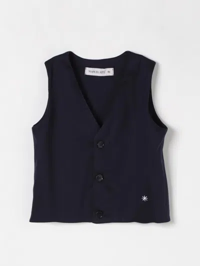 Manuel Ritz Waistcoat  Kids Color Blue